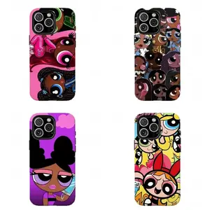 Powerpuff Girls Smartphone Casing - Ultra-Tough Snap-On Protective Cover, 90s Cartoon Aesthetic Cellphone Accessory, Gift for Friends & Family, Compatible with iPhone 11-17 Pro Max Plus Air