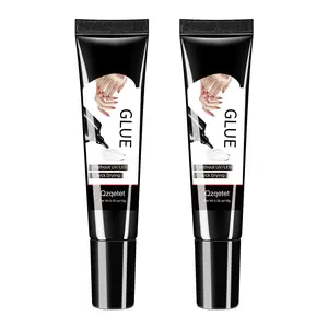 Qzqetet 2 PCS Newly Upgraded 10g Quick-Drying Semi-Solid Nail Glue– Long-Lasting Adhesive Gel for Press-On Nails, Acrylic Tips, and Salon-Quality Nail Kits – Easy Application, No UV Lamp Needed for Home or Salon Use