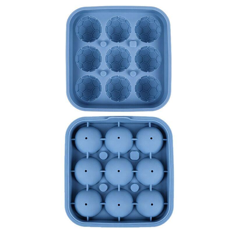 Soccer Ball Ice Cube Tray – Food-Grade Silicone, BPA-Free, Slow-Melting Ice Balls for Whiskey, Cocktails, Juice & Drinks