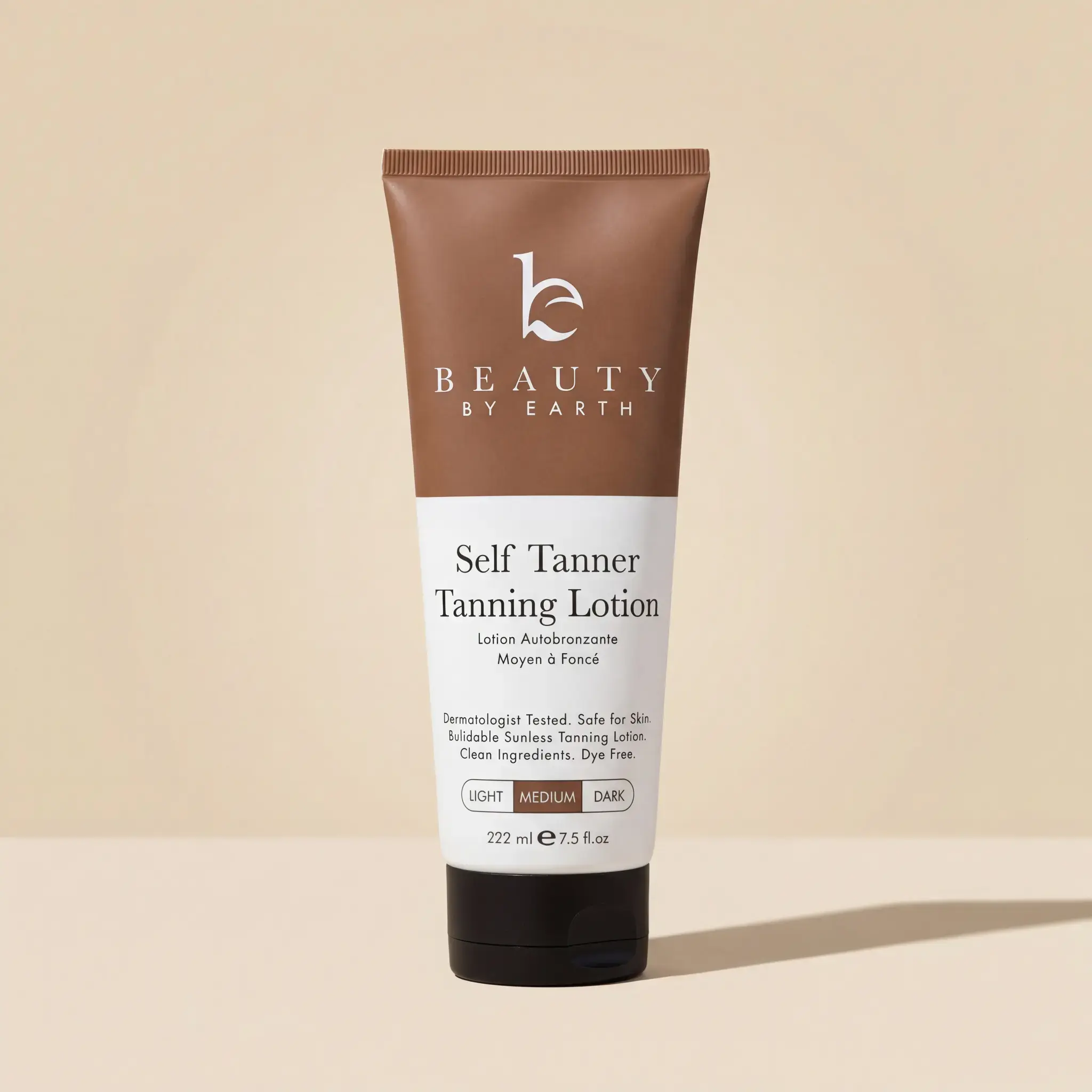 Beauty by Earth Self Tanner Body Lotion - Best Gradual Natural Bronzed Sunless Hydrating Streak Free Tanning Glow Made in USA, Vegan Cruelty Free Pregnancy Safe