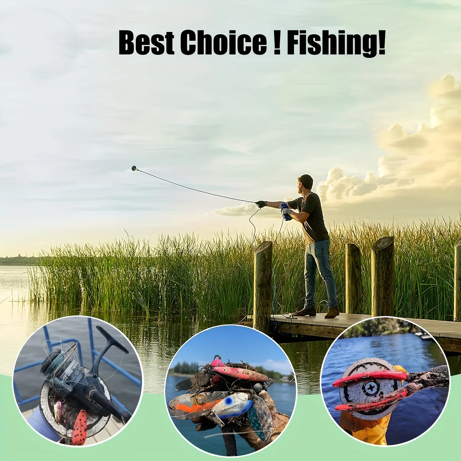 Fishing Magnet Set for Metal Recycling, Underwater Treasure Hunt Magnets, Metal Detector Magnetic Set, Round Cylinder Magnets, Magnet Fishing Kit