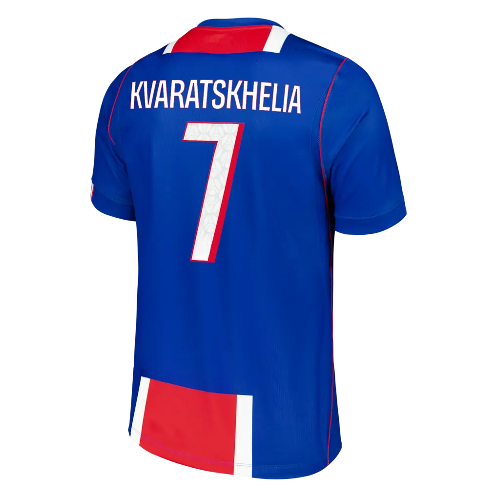 Unisex Collectible Sports Apparel Kvaratskhelia 2026-2027 Home Player Jersey - Ligue 1