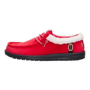 HEYDUDE Santa & Mrs Claus - Comfortable Slip on Christmas Holiday Shoes