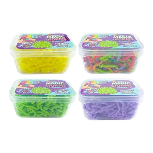 4PK Magic Wormz Fidget Toy Bundle, Stress Relief Anxiety Fidgets for School