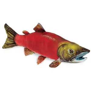 Real Planet™ Red Salmon Realistic Plush Stuffed Animal plush stuffedanimals