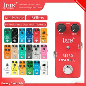 Irin Full Metal Rust-Resistant Effects Pedal, Multiple Styles Available, Compact Portable Sound Rich, Professional Band Rehearsal Performance