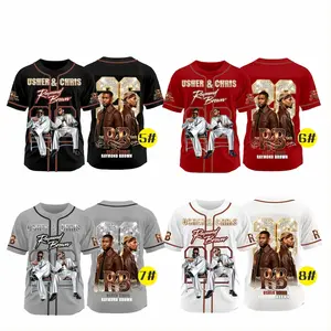 90s R&B Kings Graphic Baseball Jersey | Vintage Hip Hop Music Icon Oversized Streetwear Button Up Shirt | Retro Concert Aesthetic Top Men Women 4 Colors