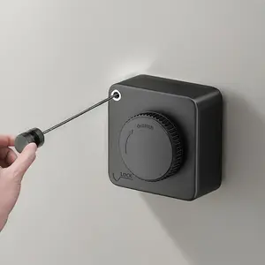 Invisible square clothesline, a magical tool for hanging clothes on balconies and in bathrooms. No need to drill, retractable stainless steel cable indoor clothes rack, clothesline