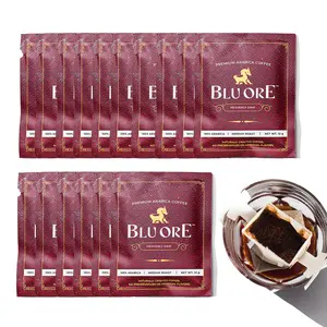 Blu Ore Premium Vietnamese Coffee - Medium Roast - Single Serve Pour Over - 100% Arabica Drip Bag Coffee, Eco-Friendly Filter, Travel Friendly, No Preservatives