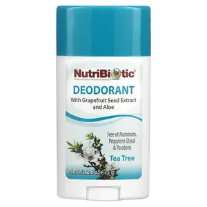 NutriBiotic Deodorant, Tea Tree, 2.6 oz (75 g)