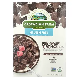 Cascadian Farm Organic Brownie Crunch Cereal, 12.4 oz (351 g) Cascadian Farm Organic Brownie Crunch Cereal, 12.4 oz (351 g)