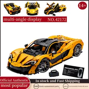 Mclaren P1 Super Car Building Kit, Building Block Model, 3893pcs Mechanical Model, 1:8 Scale, DIY Steam Toy, Christmas Birthday Gift for Kids