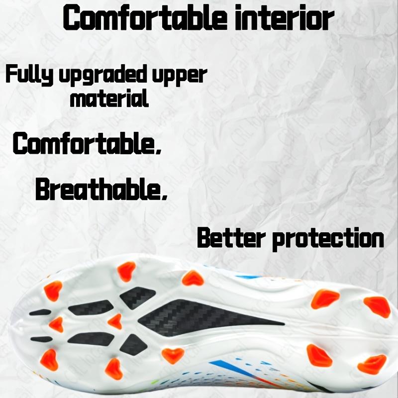Professional Men & Women's Non-Slip Soccer Shoes - Lightweight Breathable PU Upper with EVA Cushioning, TPU Sole & Lace-Up Closure for Training, Competitions, Indoor/Outdoor Sports, Outdoor Football Shoes | Modern Sneakers | Durable Football Shoes