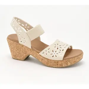 Skechers Cali Brystol Vegan Wedge Sandals - Beach Bliss