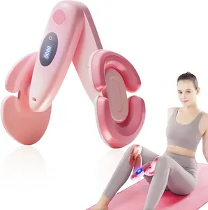 Upgraded Inner Thigh Exerciser with LED Counter 360° Adjustable Resistance Kegel Exerciser for Pelvic Floor Strengthening Trimmer Inner Thigh Workout Hip Trainer