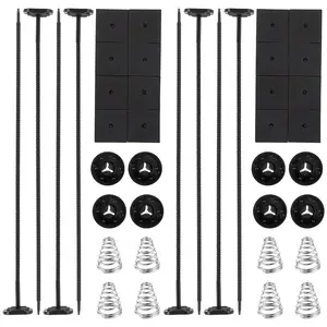 2sets/40PCS Universal Radiator Fan Zip Ties Car Radiator Cooling Fan & Transmission Cooler Mounting Installation Kit for Car Vehicle