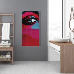 Conscious Sales C1RC2448618N5H 24 x 48 in. Comics Red Canvas - Vibrant Home Decor Art for Your Space