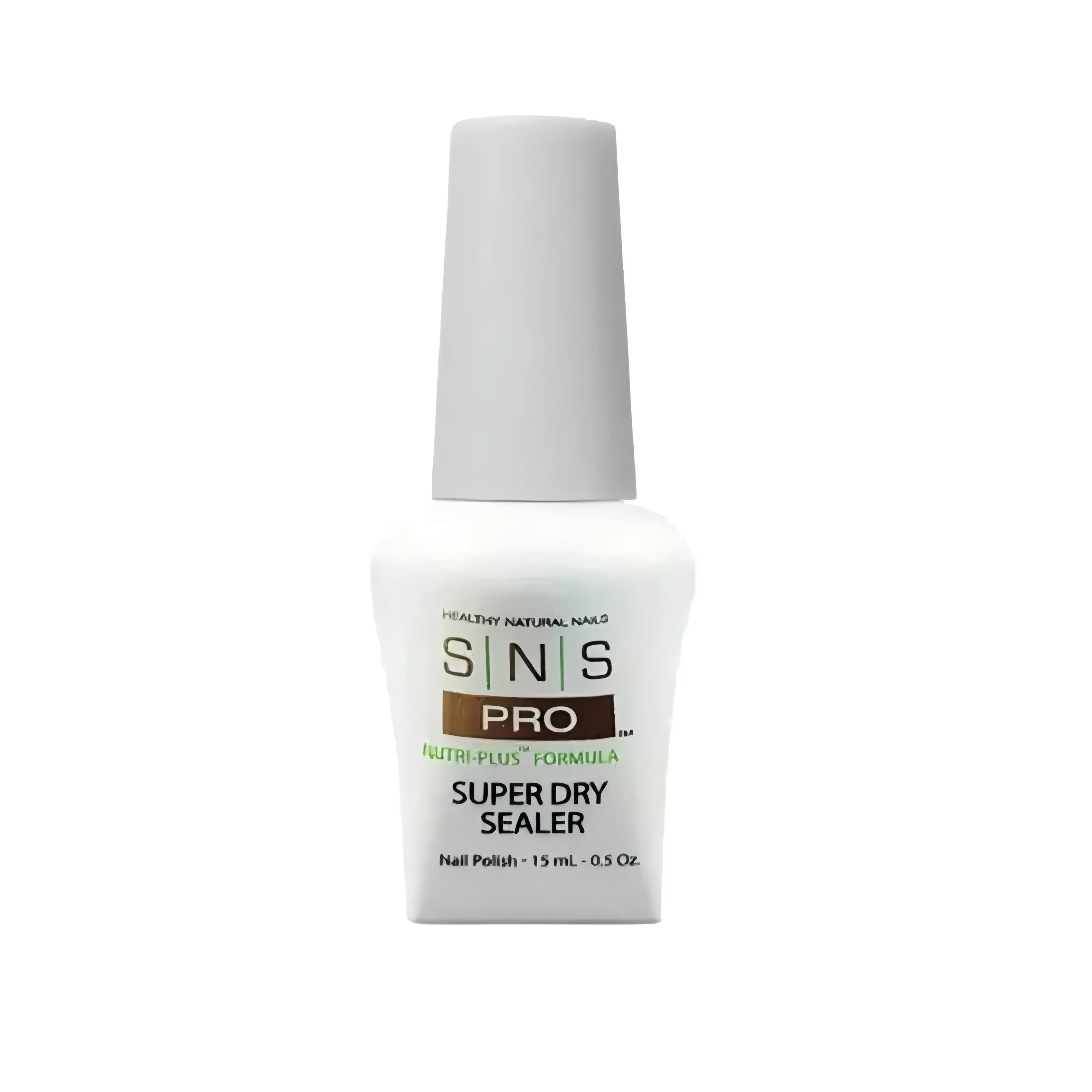 SNS HEALTHY NATURAL NAILS PRO Super Dry Sealer - Cosmetic Quickdry Sealing & Hardening Agent for Dip Powders, Nail Art, Polish, 0.5 fl. oz., Nail Polish