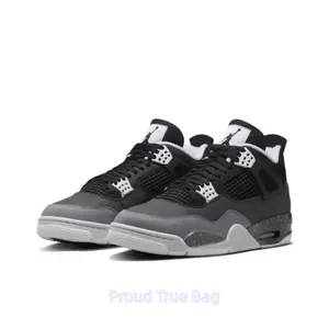 Retro college-style black sneakers: stylish, comfortable, slip-resistant, and durable basketball shoes