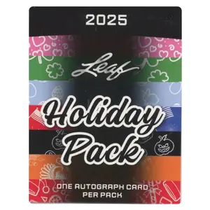 2025 Leaf Holiday Pack 1 Auto Per Pack