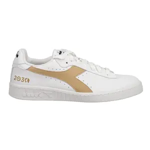 diadora Mens Game L Low 2030 Lace Up Sneakers Shoes Casual - White