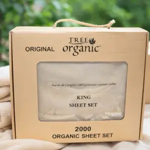 QUEEN SIZE ORGANIC BED SHEET