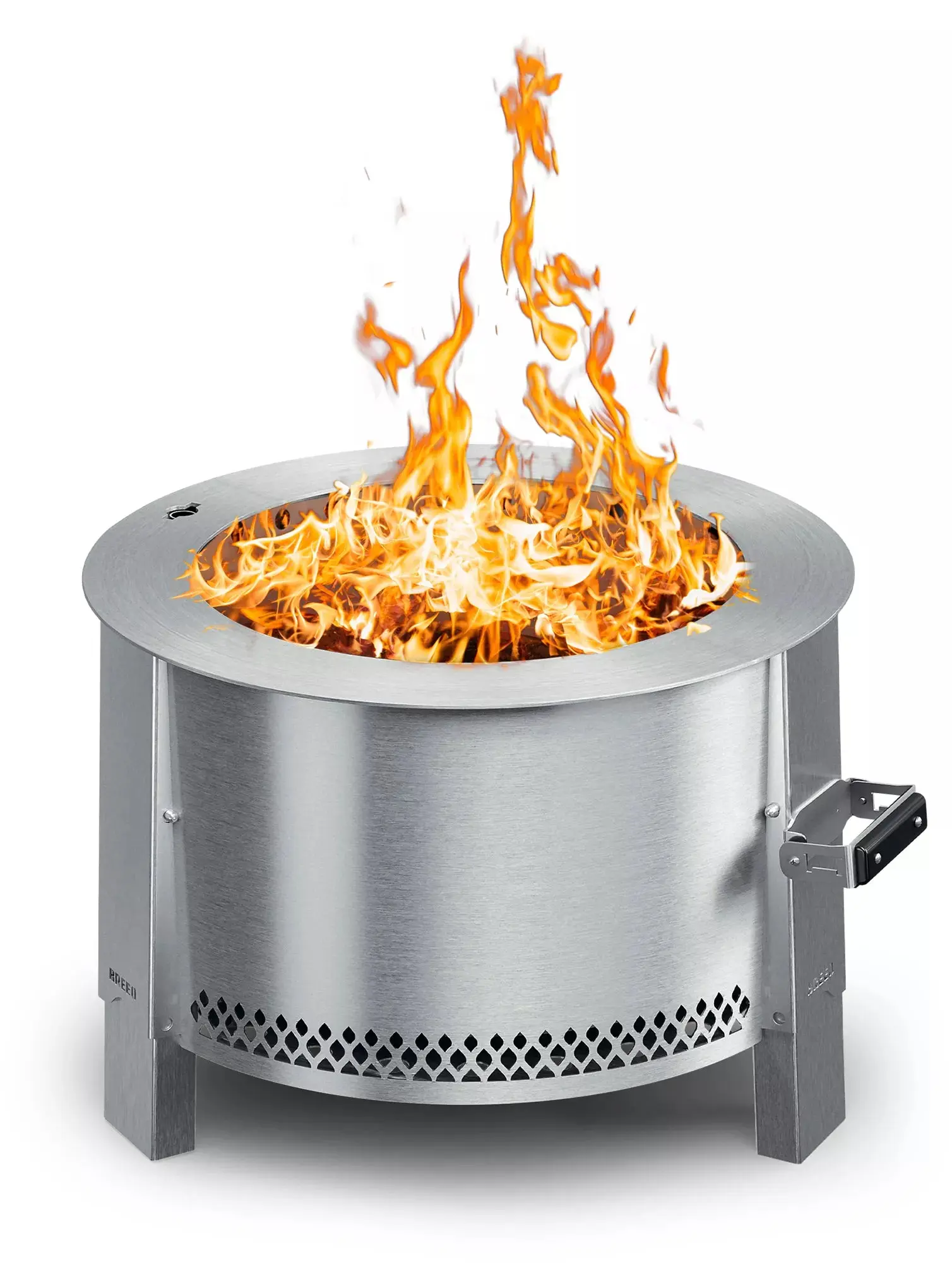 Breeo Y Series Portable Smokeless Fire Pit - Stainless Steel