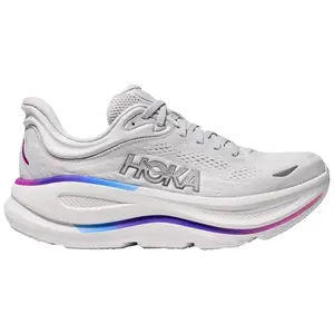 Hoka One One Bondi 9 Cosmic Grey White Mesh 1162012-CYWH Women's Fashion Shoes New