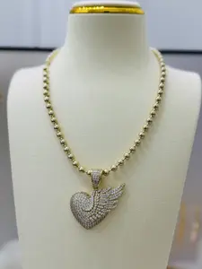 Heart Pendant Necklace with Durable 18IN Chain