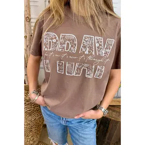 HuntX Floral Pray Comfort Color Short Sleeve Tee