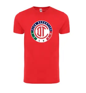 Toluca Adult Unisex T-Shirt Diablos del Toluca Soccer Fan Shirt Liga Mx Cotton Tee