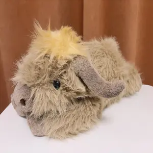 20"|     1.2 Pounds Highland Cow Weighted Stuffed Animals with Unscented Microwavable Heating Pad, Cute Coolable Heatable Weighted Plush Warm Gift for & Adults