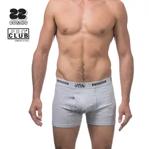 2 Pcs PROCLUB Men's Underwear Boxer Brief PRO CLUB Classic Boxer Trunks Mixed Colors Casual Hip Hop Cotton Tee Gym Workout Indoor Outdoor Big (S to 5XL)