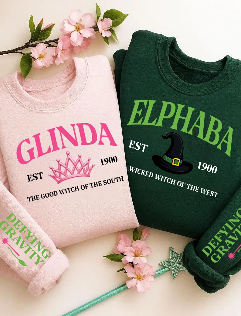 Glindaa and el-phabaa movie Sweatshirt, gift for fan