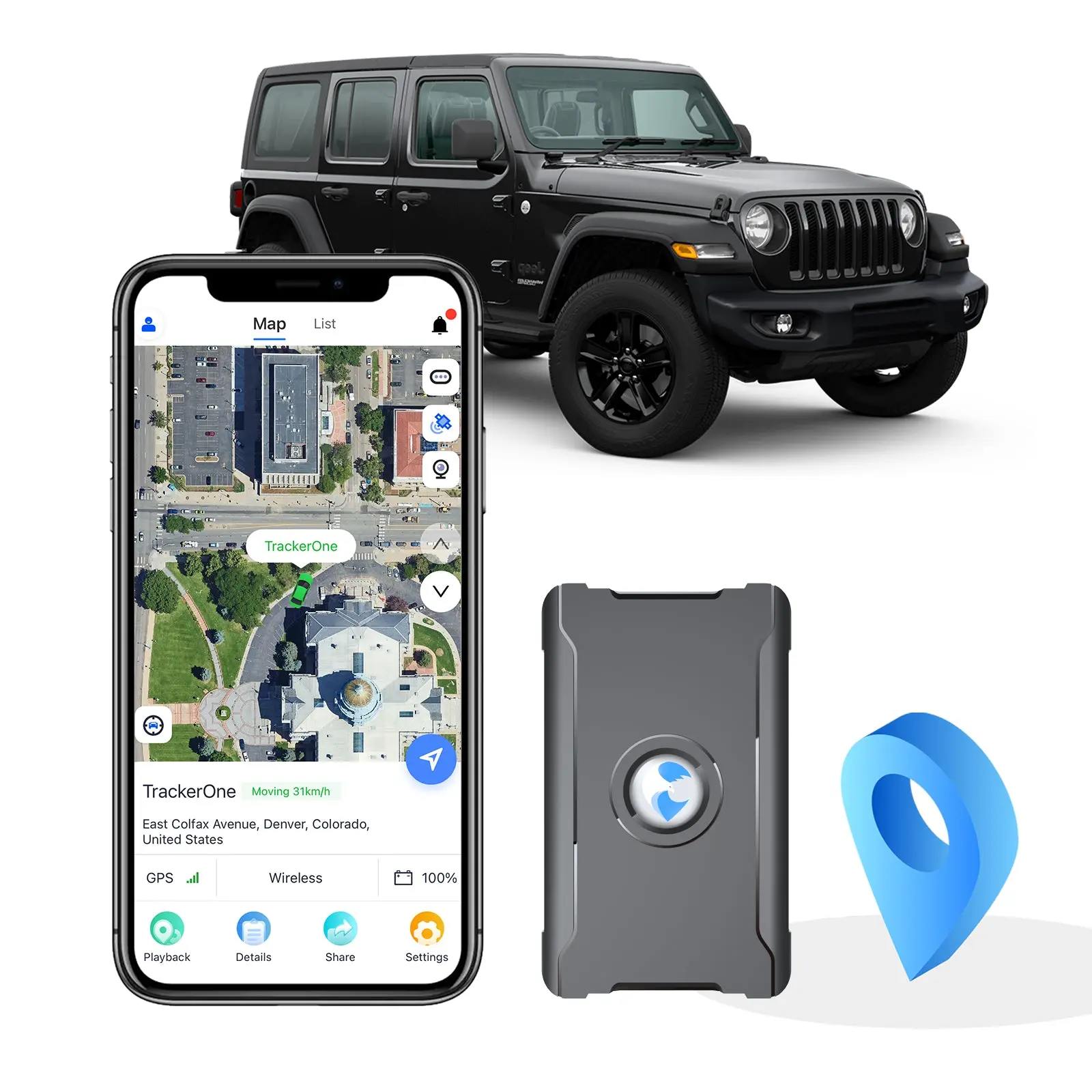 Hidden Real-Time GPS Tracker for Vehicles & Luggage