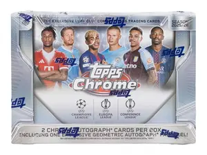 2025-26 Topps Chrome UEFA Club Competitions Soccer Breakers Delight Trading Cards