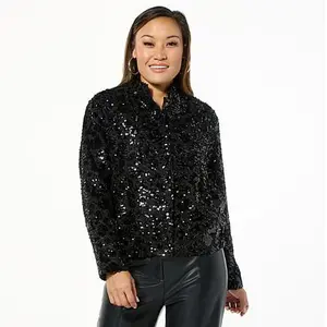 kathy ireland Fashion 360 kathy ireland Royal Lodge Oversized Bomber Jacket
