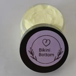 TK SCENTS Bikini Bottom Emulsified Body Butter Sample Jar (4) 1oz - Variety of Scents for Skin Repair & Moisture with Shea & Vitamin E