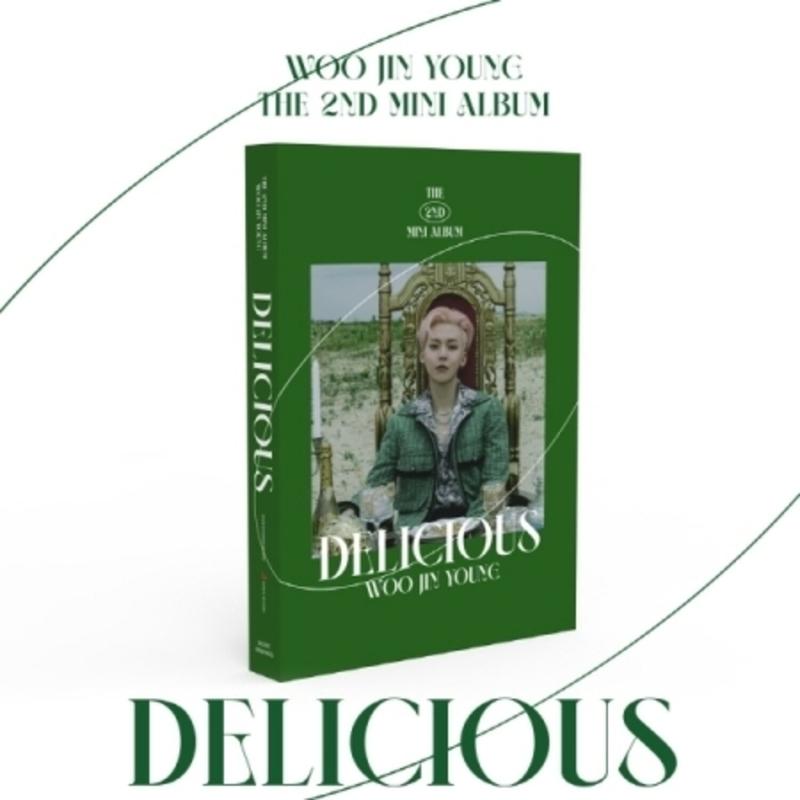 Woo Jin Young - Delicious - incl. Lyrics Paper, Message Card, Postcard, Photo Card, Polaroid, Handwritten Sticker + Folded Poster  [COMPACT DISC - CD] Postcard, Photos, Poster, Stickers, Asia - Import