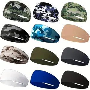 6 pattern and color options of unisex skull and crosshead sports headbands - moisture-wicking, elastic, suitable for running, cycling, yoga, jogging, tennis, and fitness workouts, sports headwear, yoga headbands
