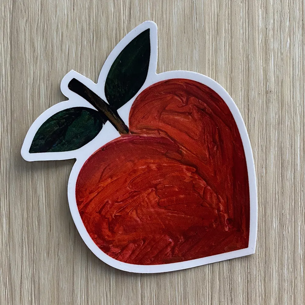 Peach - Die Cut Sticker