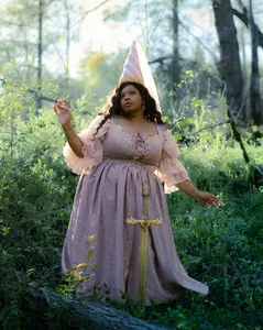 Lavender Floral Satin Corset Dress Lavender Floral Satin Corset Dress