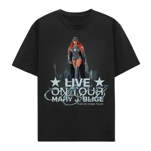 Mary J. Blige 2026 Live On Tour T-Shirt, R&B Soul Concert Graphic Tee, Mary J. Blige Fans Outfit, Vintage Hip Hop Streetwear Unisex Shirt