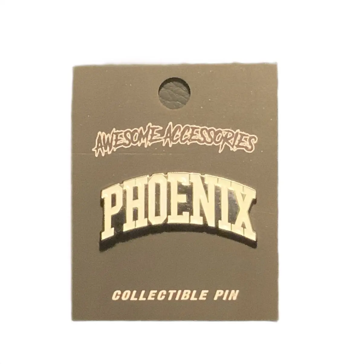 Awesome Accessories Phoenix Pin Gold Trend Fashion