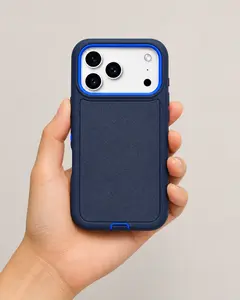 Triple-Protection Defender Phone Case, TPU+PC Material, Compatible with iPhone 12/13/14/15/16/17 Series (Including Plus, Pro, Pro Max & 17 Air Models)