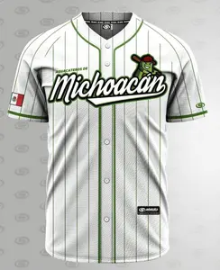 Michoacán Jersey 2.0 (PINSTRIPE) - Unisex Short Sleeve Jersey for Men Navy Tequileros Breathable Fitted Design Comfortable Fit