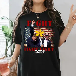 Fight TruUm 2024 Tee,TrUmm Fight Fight Fight Shirt, TruUm Rally Sweatshirt