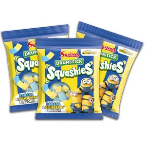Squashies Banana Blueberry Minion (120g - 3 Bags) Marshmallow Chewy Foam Gummy Candy Sweet Fruity Squashies Banana Blueberry Minion (120g - 3 Bags) Marshmallow Chewy Foam Gummy Candy Sweet Fruity