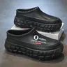 Unisex's Waterproof & Non-slip Platform Fashion Slippers, Slip ons Slippers, Lightweight Simple Slip on Shoes for Men & Women, Casual Comfortable Breathable Shoes for Daily Wear, Home Footwear, House Slippers, Indoor Slippers