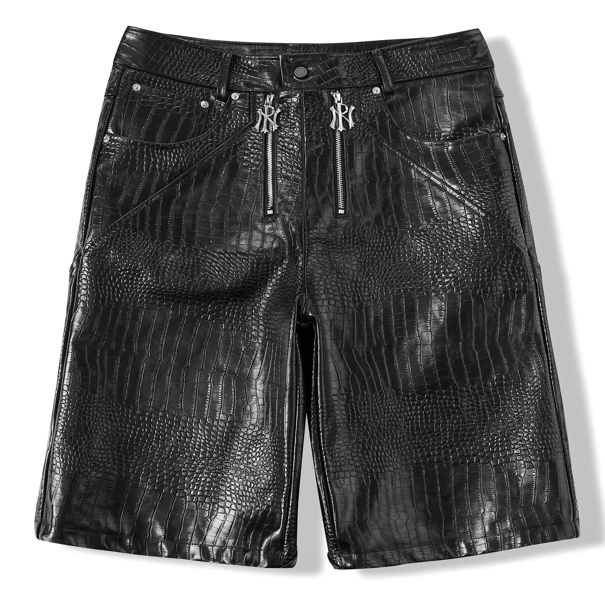 Croc Leather Shorts Croc Leather Shorts